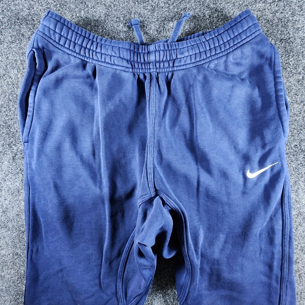Nike Sportswear Club Fleece Joggers Men's Medium Blue Sweatpants Athleisure - Picture 2 of 10
